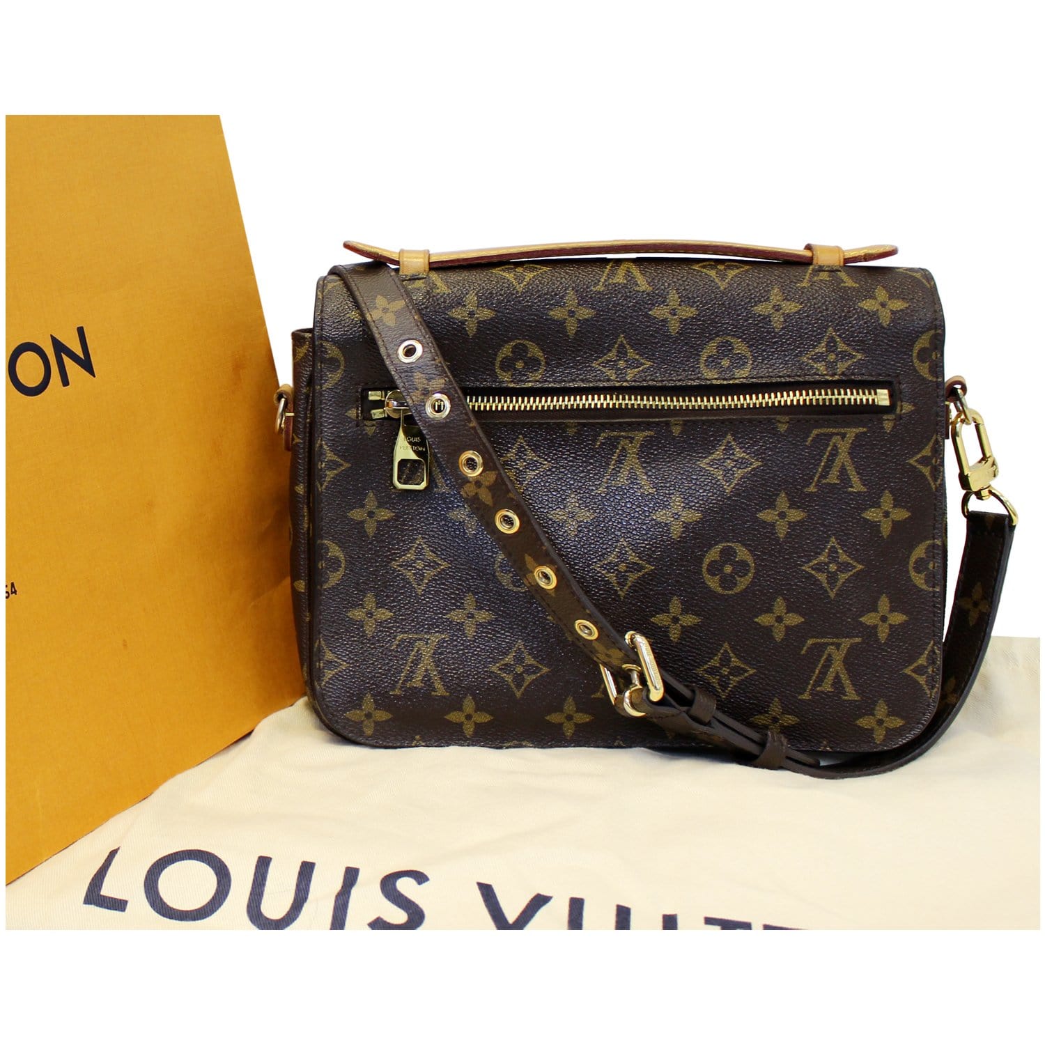 LOUIS VUITTON Metis Pochette Monogram Canvas Crossbody Bag-US