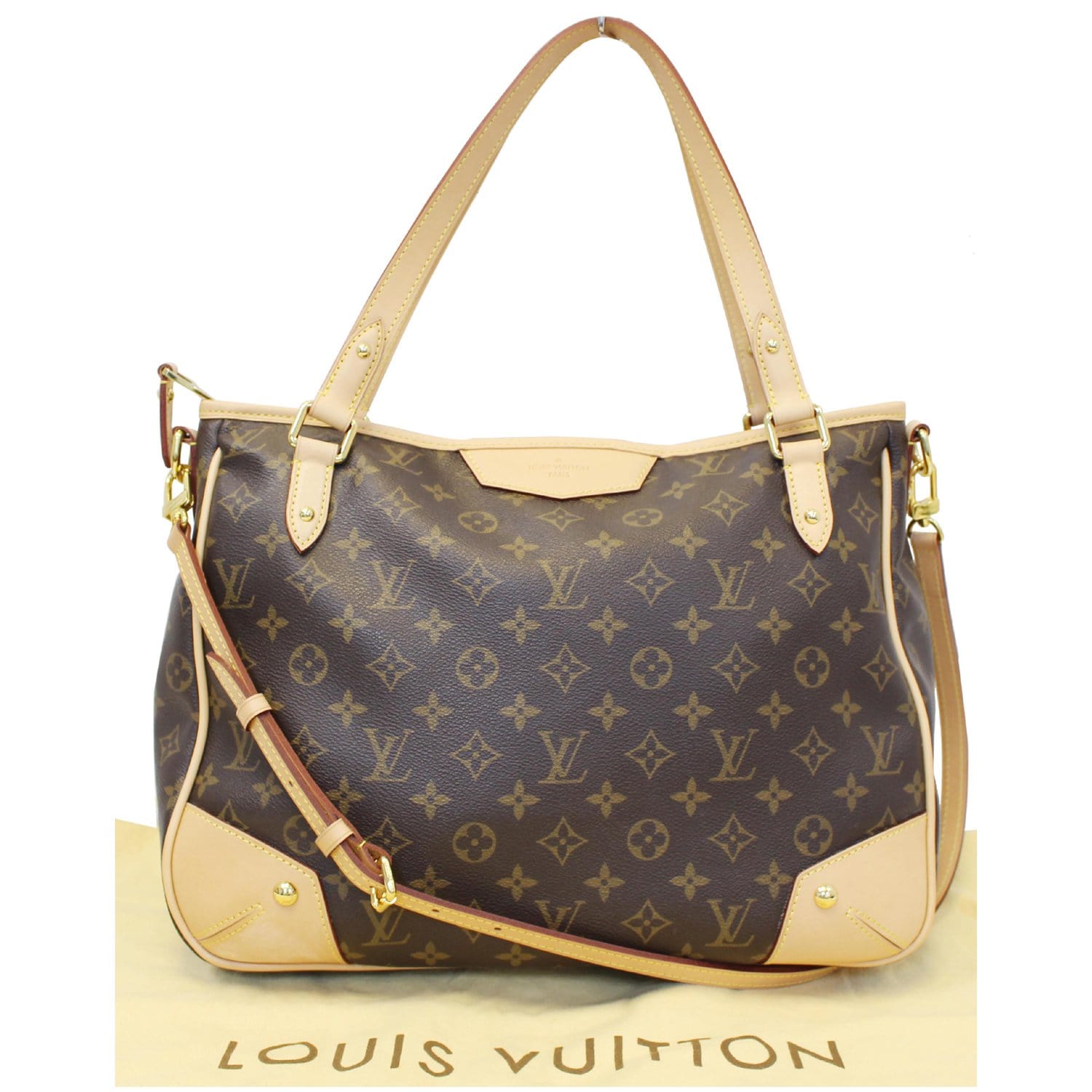 LOUIS VUITTON Estrela MM Monogram Canvas Shoulder Bag Brown-US