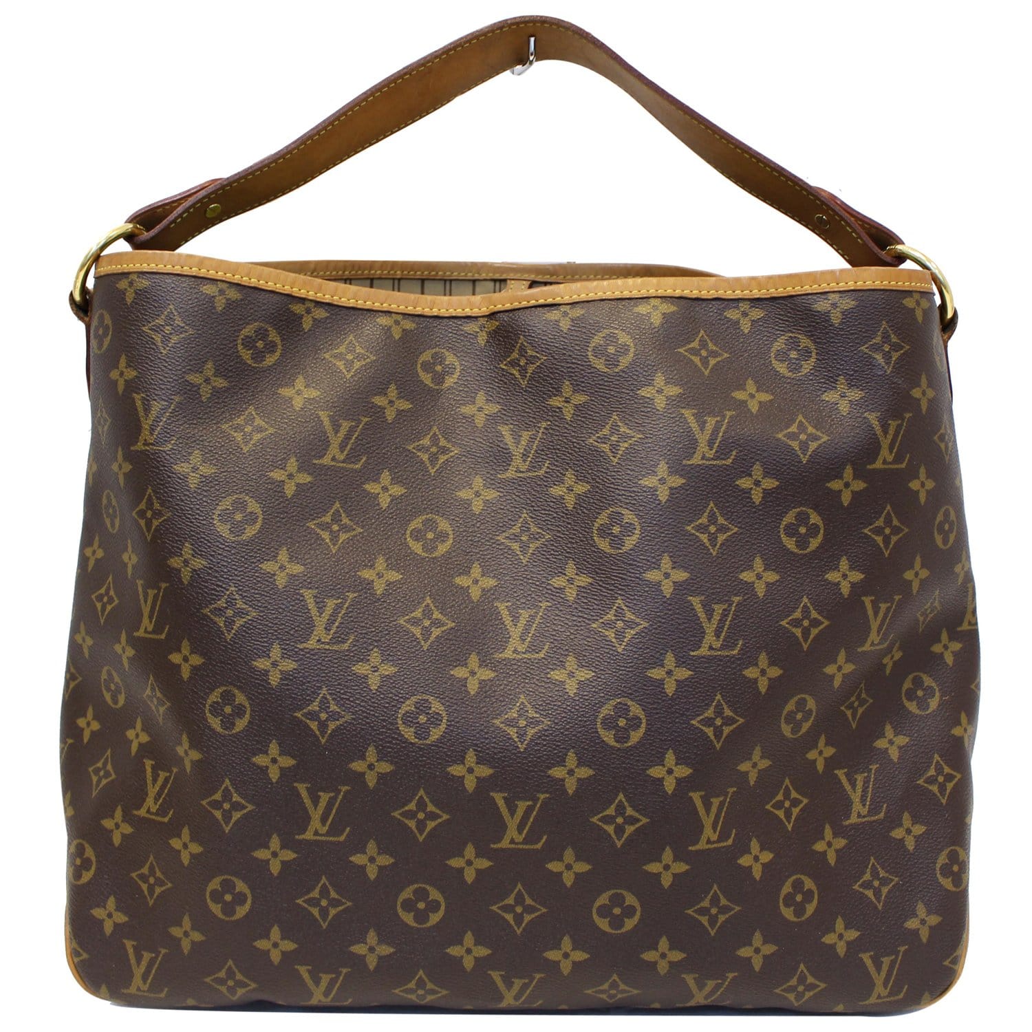 LOUIS VUITTON Delightful MM Monogram Canvas Shoulder Bag Brown-US