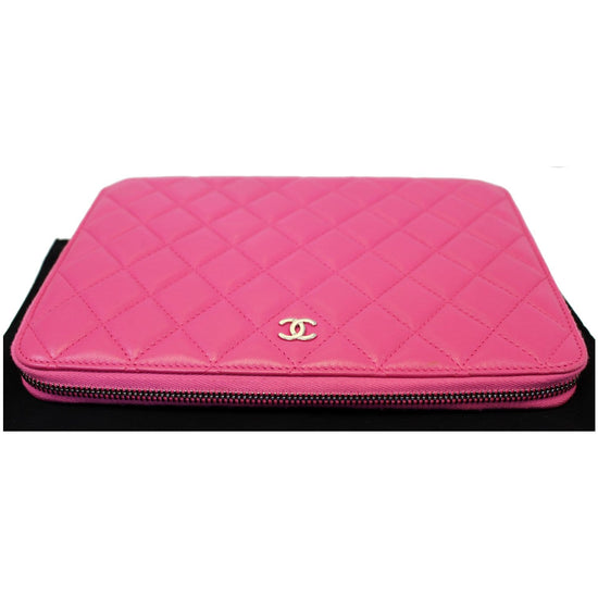 Chanel Lambskin Zippy Wallet Bright Pink – DAC