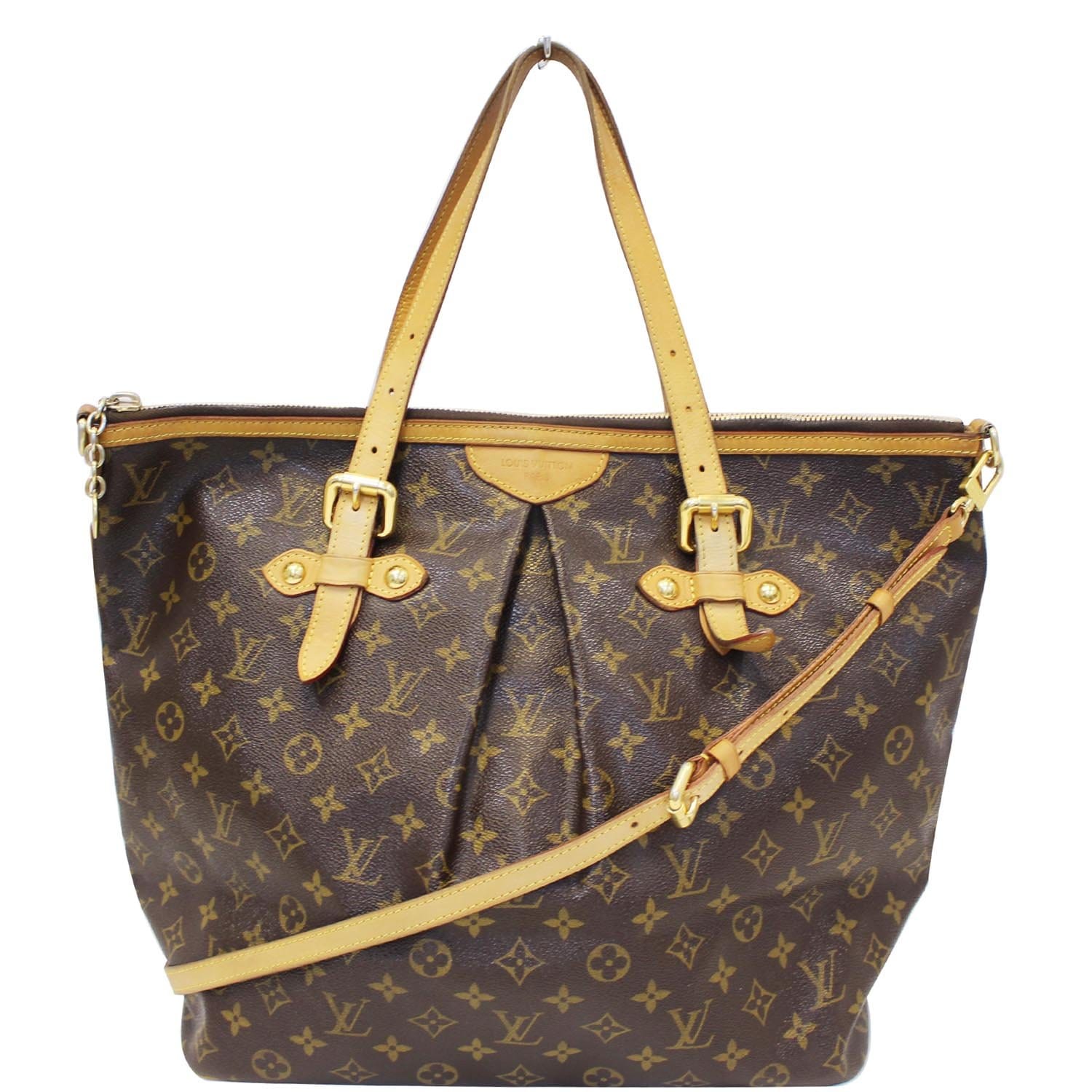 LOUIS VUITTON Palermo GM Monogram Canvas Tote Shoulder Bag Brown-US