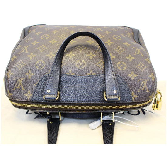 Louis Vuitton Monogram Canvas black calfskin Retiro NM bag COA