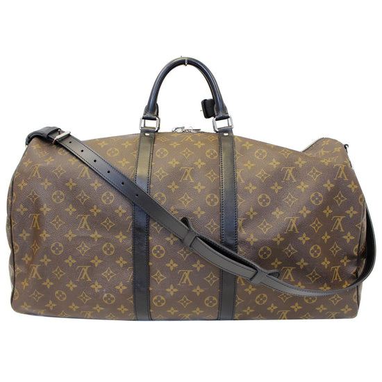 Louis Vuitton Monogram Keepall 55 Bandouliere Travel Bag Strap M41414 -  YH00637