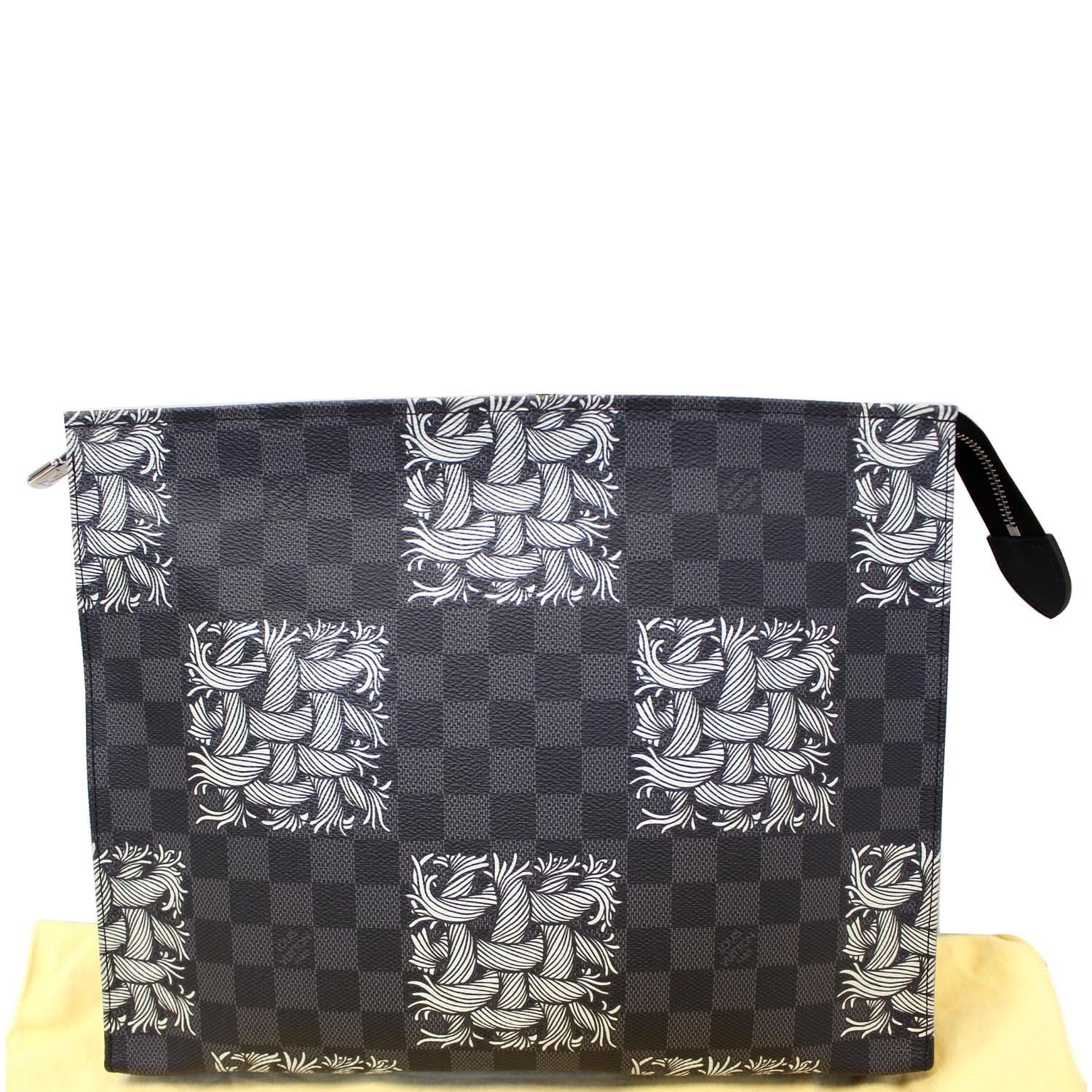 Christopher Nemeth X Louis Vuitton Damier Graphite Brazza