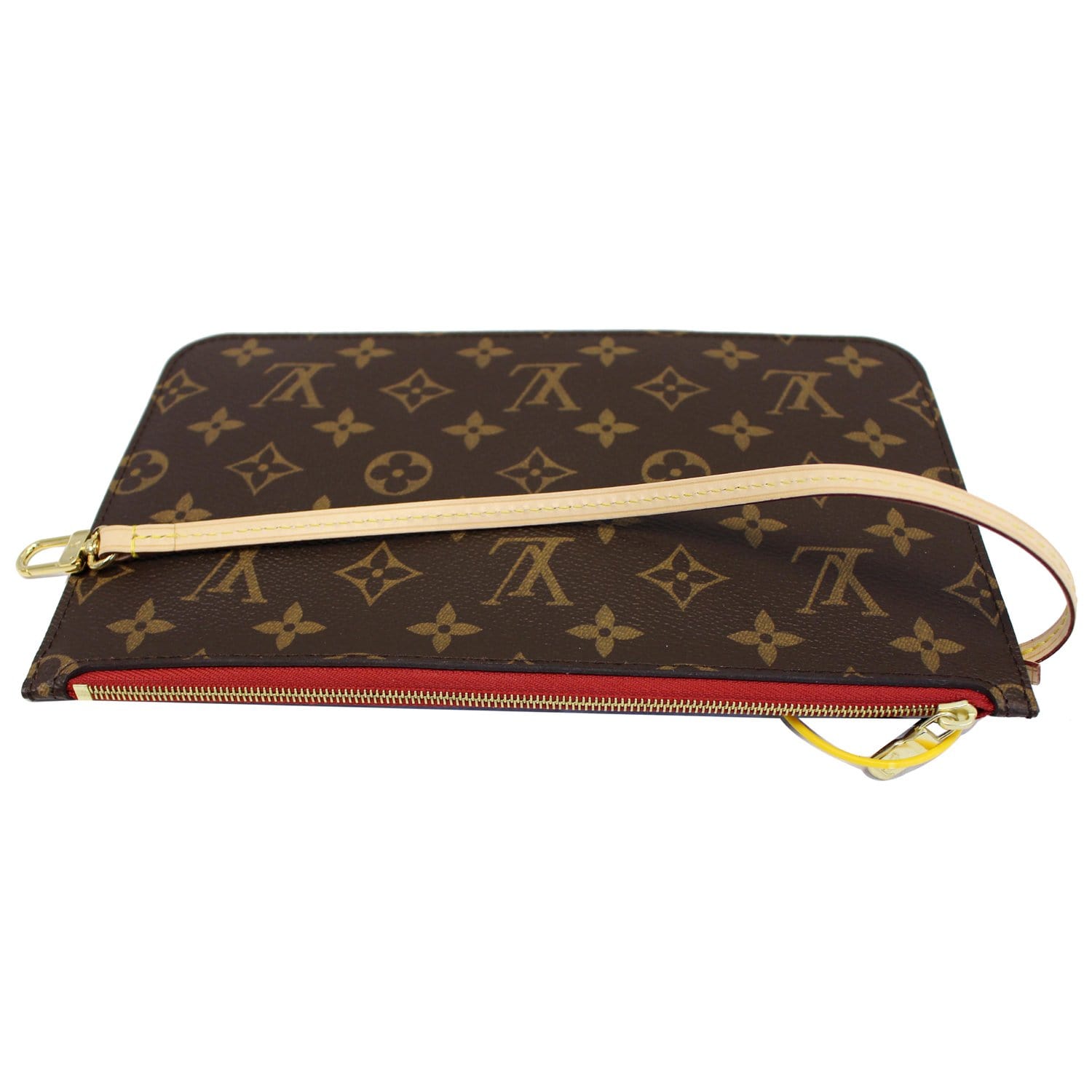 LOUIS VUITTON Pochette Wristlet Pouch Monogram Canvas ...