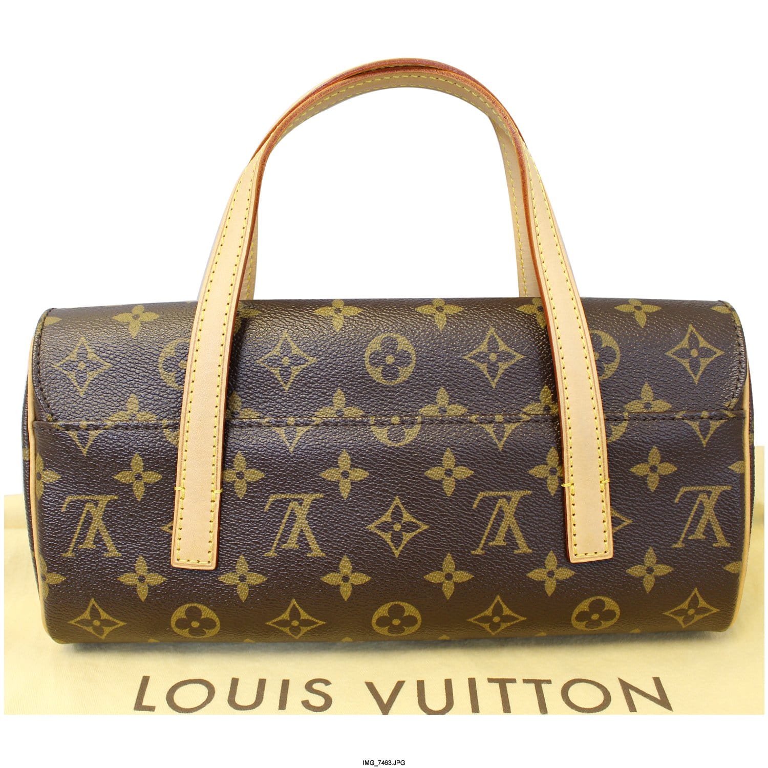 LOUIS VUITTON Sonatine Monogram Canvas Satchel Bag