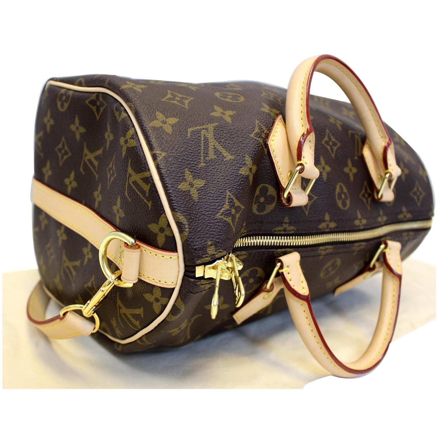 LOUIS VUITTON Speedy 30 Bandouliere Monogram Canvas Shoulder Bag-US