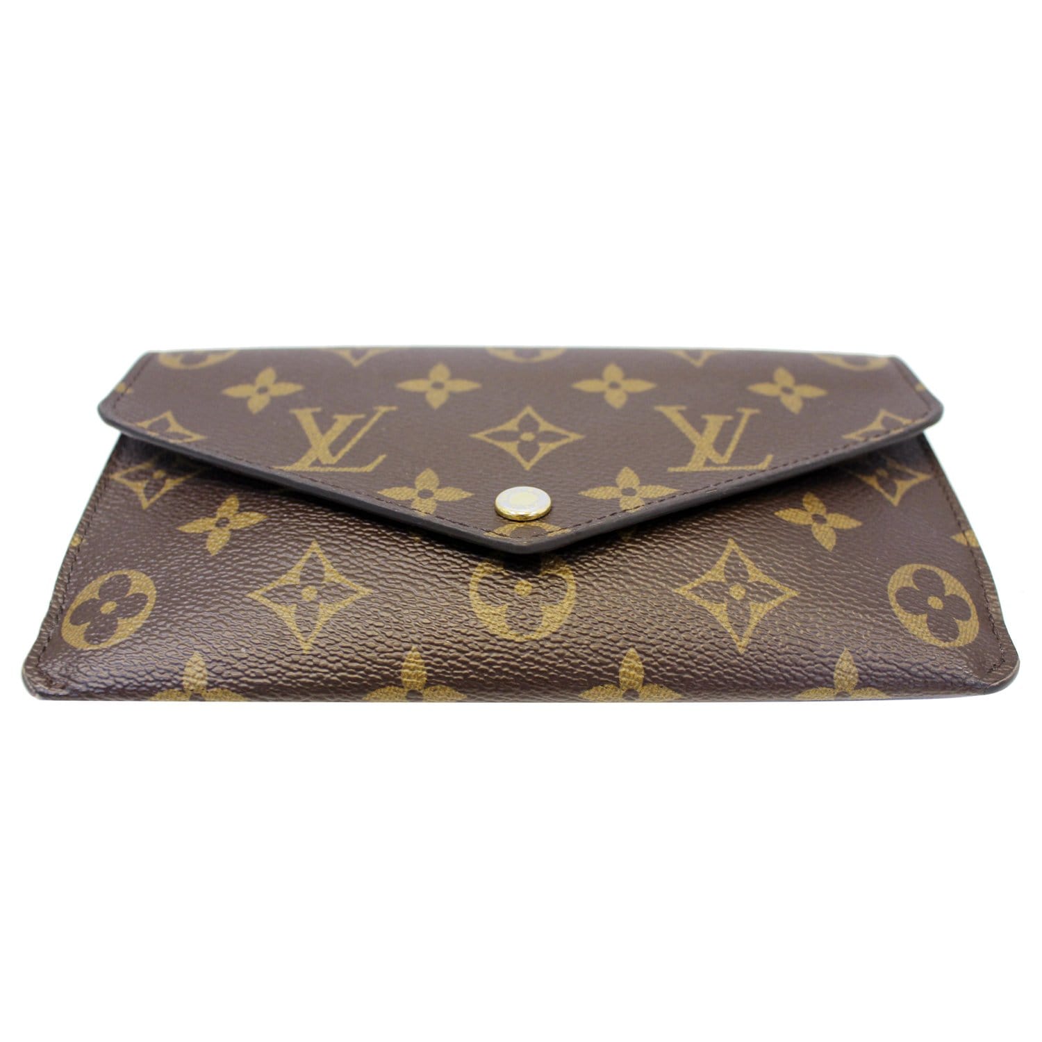 LOUIS VUITTON Jeanne Monogram Canvas Wallet Fuchsia