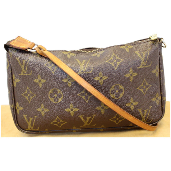 Brown Canvas Louis Vuitton Pochette Accessoires Cloth ref.926019 - Joli  Closet