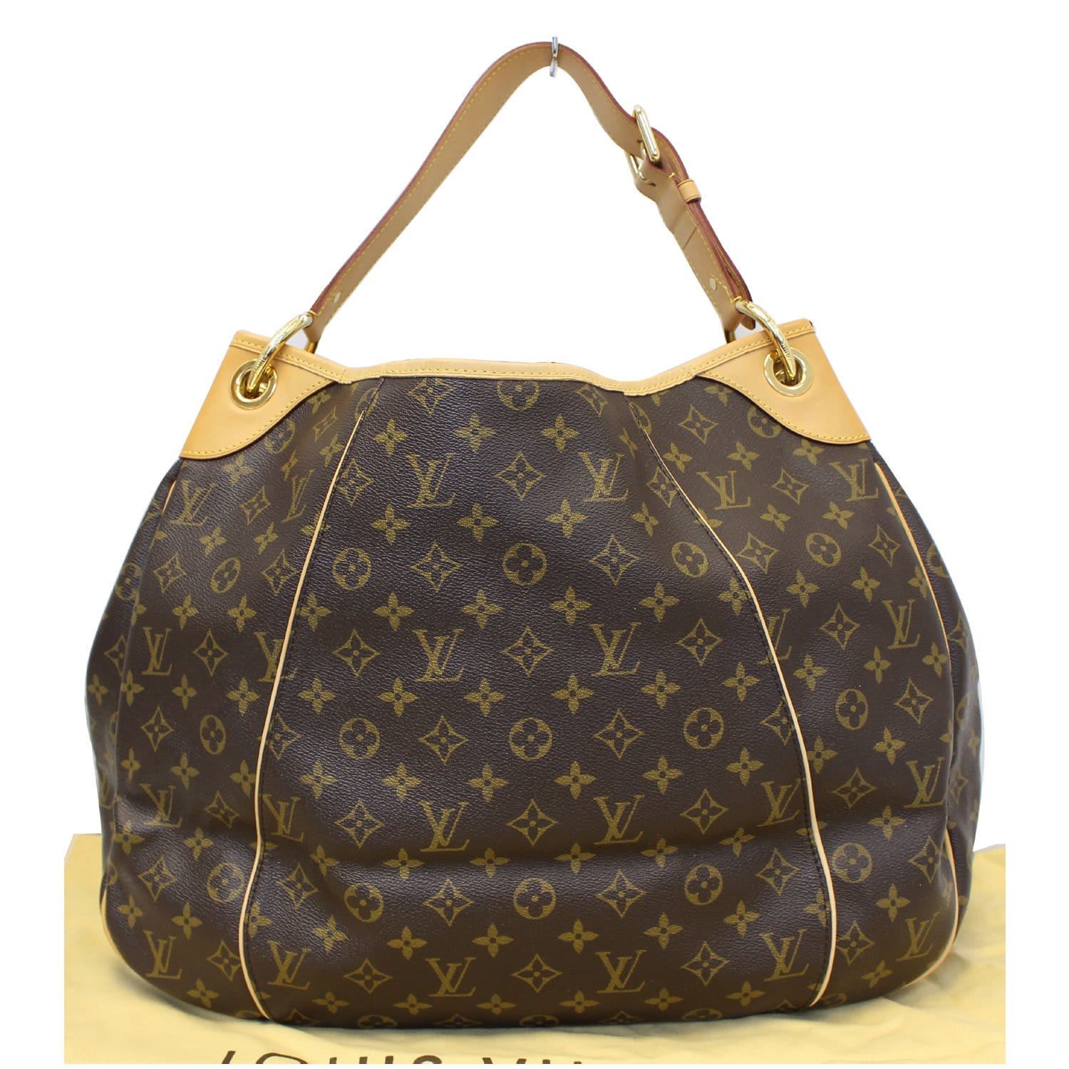 LOUIS VUITTON Galliera GM Monogram Canvas Shoulder Tote Bag Brown-US