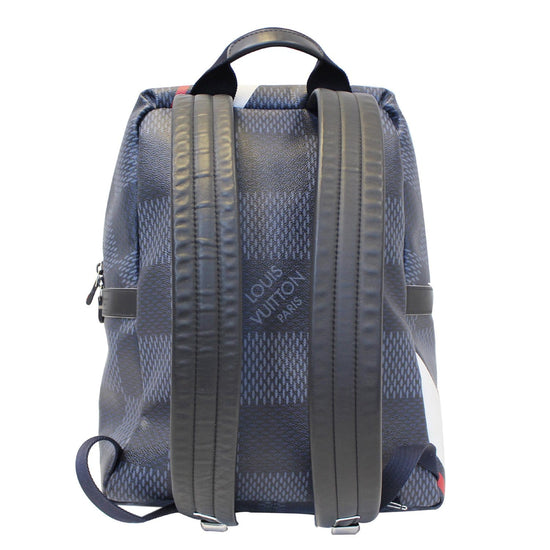 Louis Vuitton Apollo Backpack In Damier Cobalt Canvas