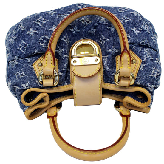 Vintage Louis Vuitton Blue Monogram Denim Pleaty – Madison Avenue