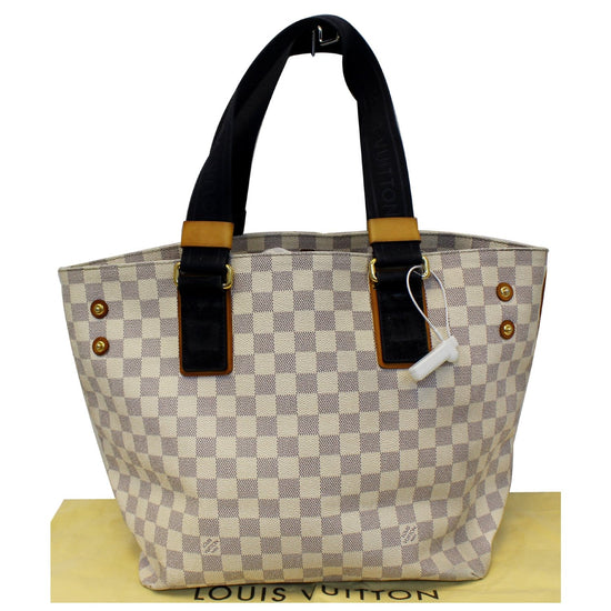 LOUIS VUITTON Cabas PM Damier Azur Beach Shoulder Bag-US