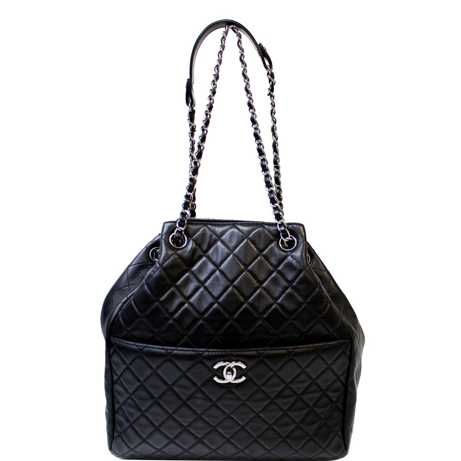 Chanel Quilted Bucket Shoulder/ Crossbody Sling Bag
