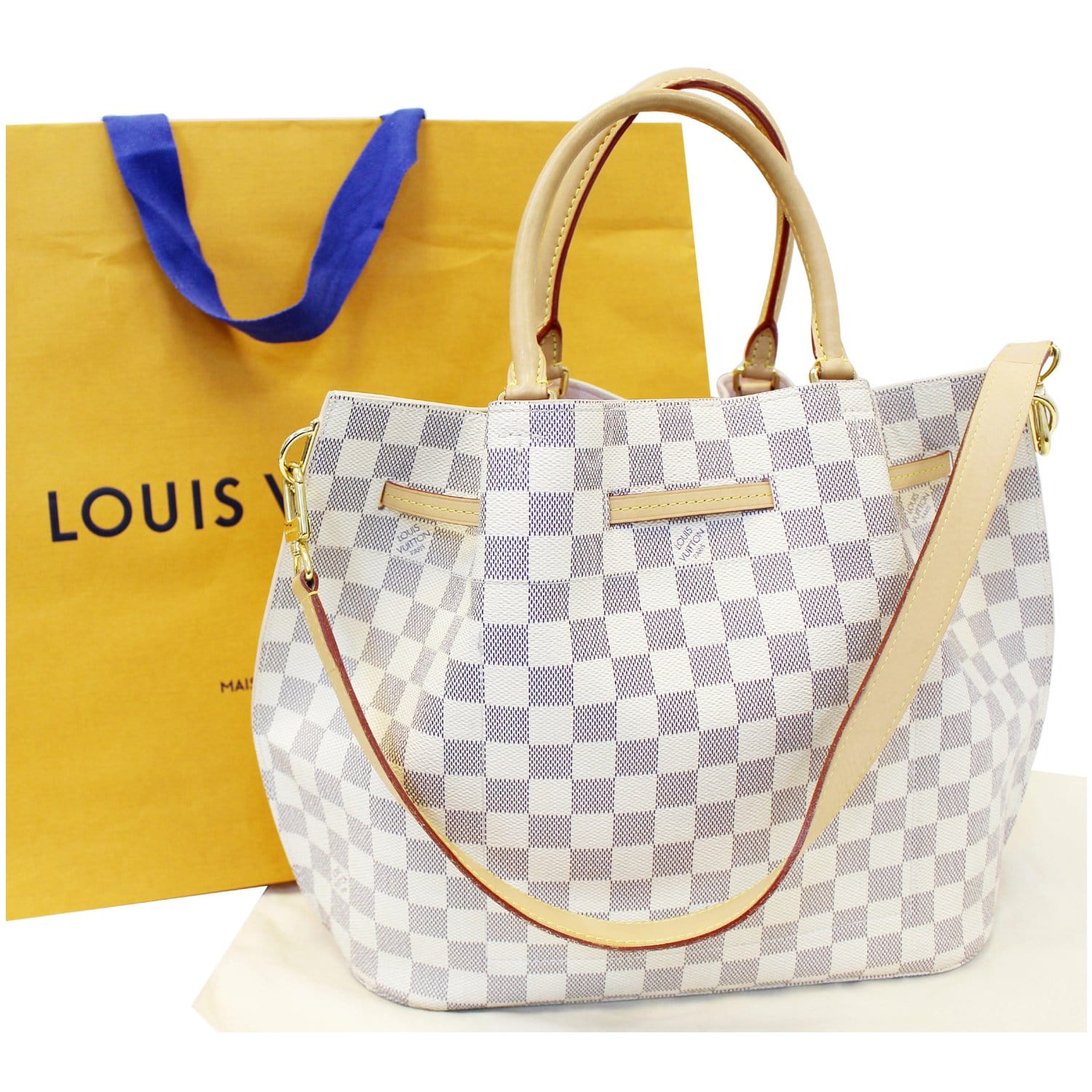 LOUIS VUITTON Girolata Damier Azur Shoulder Bag-US