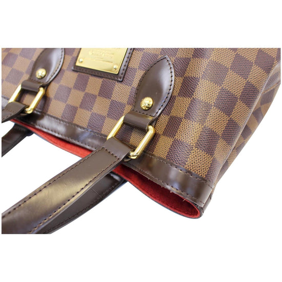 Brown Louis Vuitton Damier Ebene Hampstead PM Tote Bag – Designer