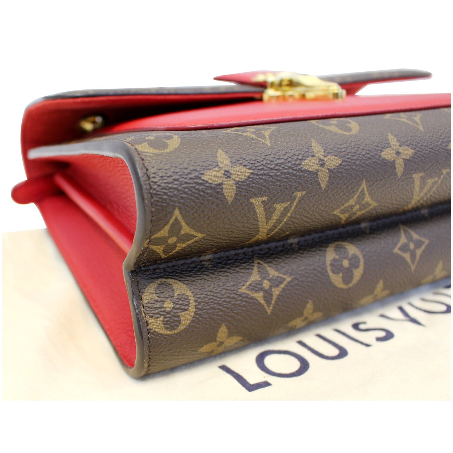 LOUIS VUITTON Victoire Cerise Monogram Canvas Shoulder Bag