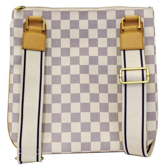 Auth Louis Vuitton Damier Azur Pochette Bosphore N51112 Women's Shoulder Bag