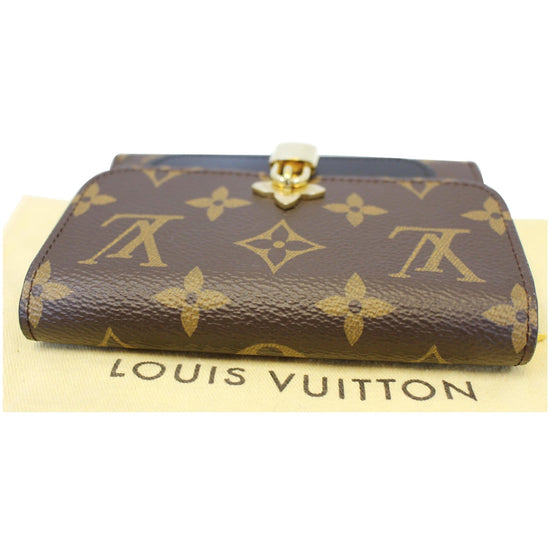 Louis Vuitton Monogram Canvas Flower Compact Wallet Pink has