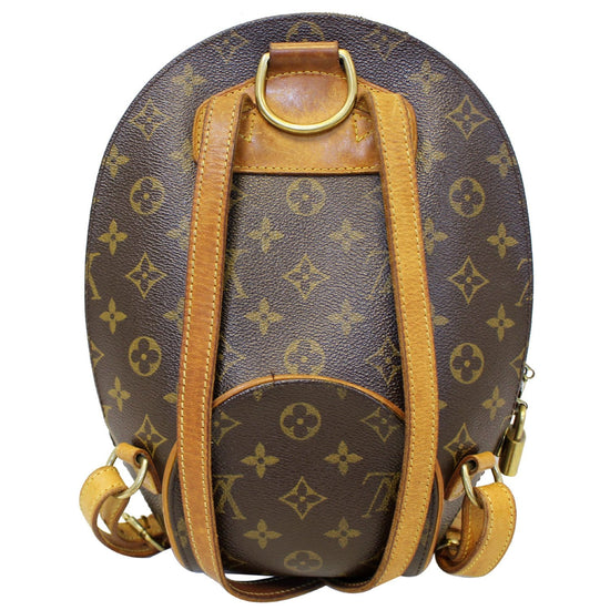 Ellipse cloth backpack Louis Vuitton Brown in Cloth - 23359267