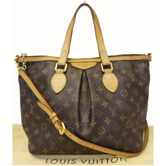 Palermo leather crossbody bag Louis Vuitton Brown in Leather