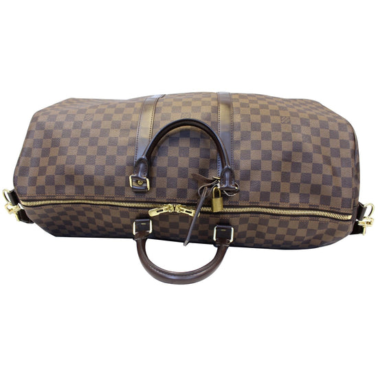 Louis Vuitton Keepall Editions Limitées Weekend Bag in Brown