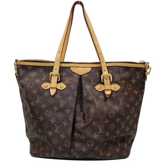 Brown Louis Vuitton Monogram Palermo GM Satchel