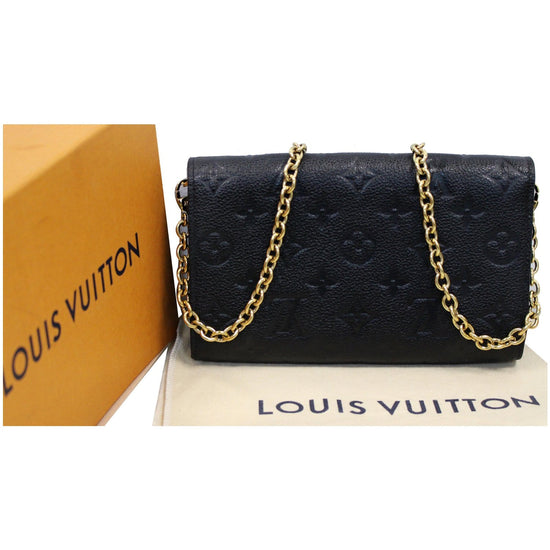 Louis Vuitton Vavin Chain Wallet Turtledove Monogram Empreinte