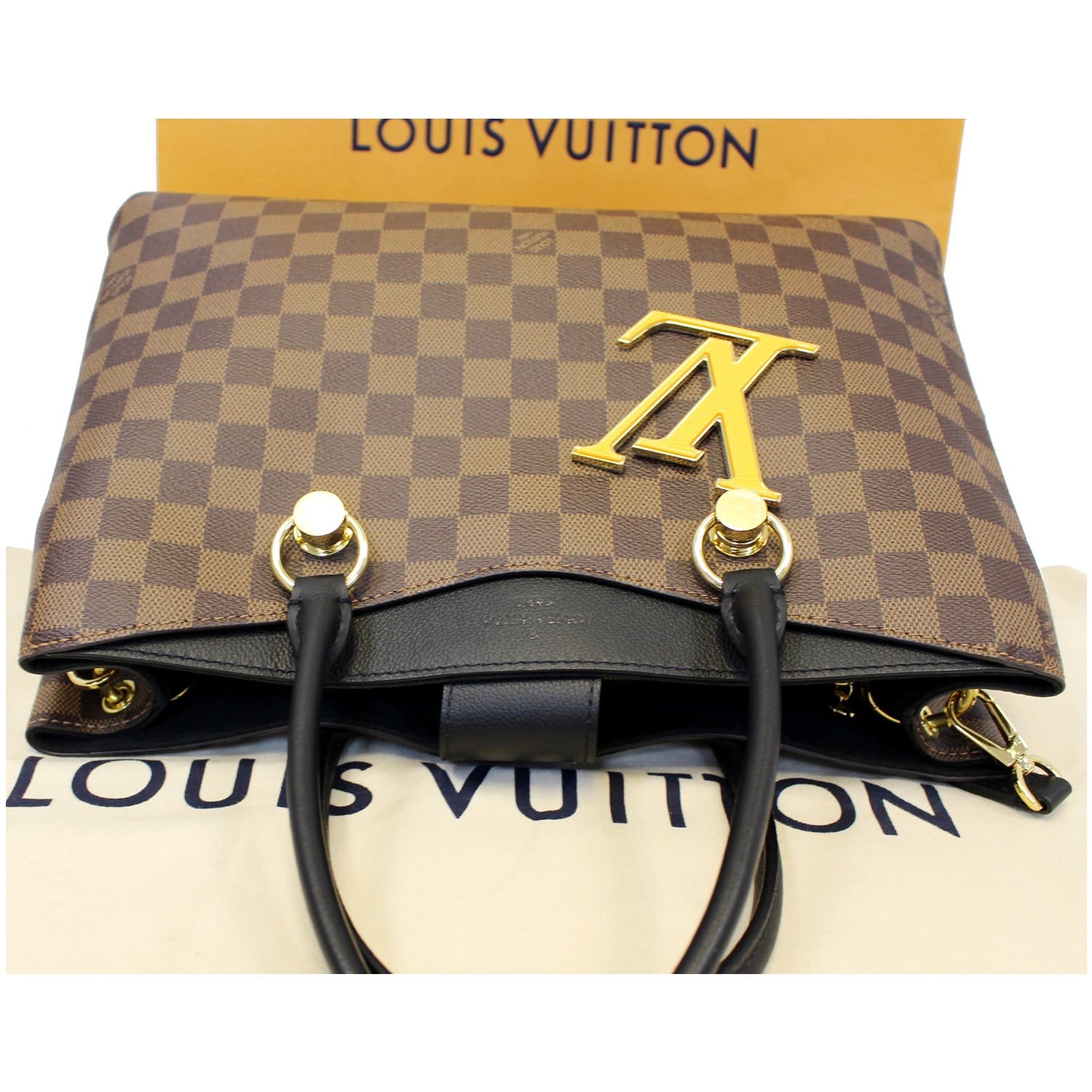 Louis Vuitton Lv Riverside Damier Ebene Shoulder Bag Noir Us