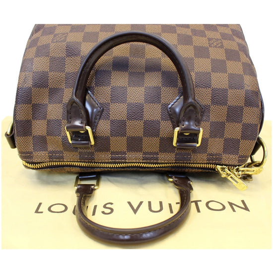 Louis+Vuitton+Speedy+Bandouli%C3%A8re+Crossbody+Bag+25+Brown+
