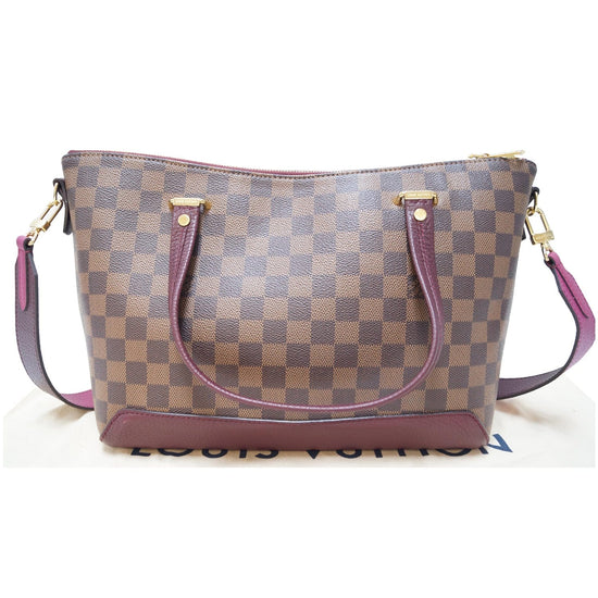 Louis Vuitton Hyde Park Ladies Handbag N41015 Damier Ebene x Fuchsia in  2023