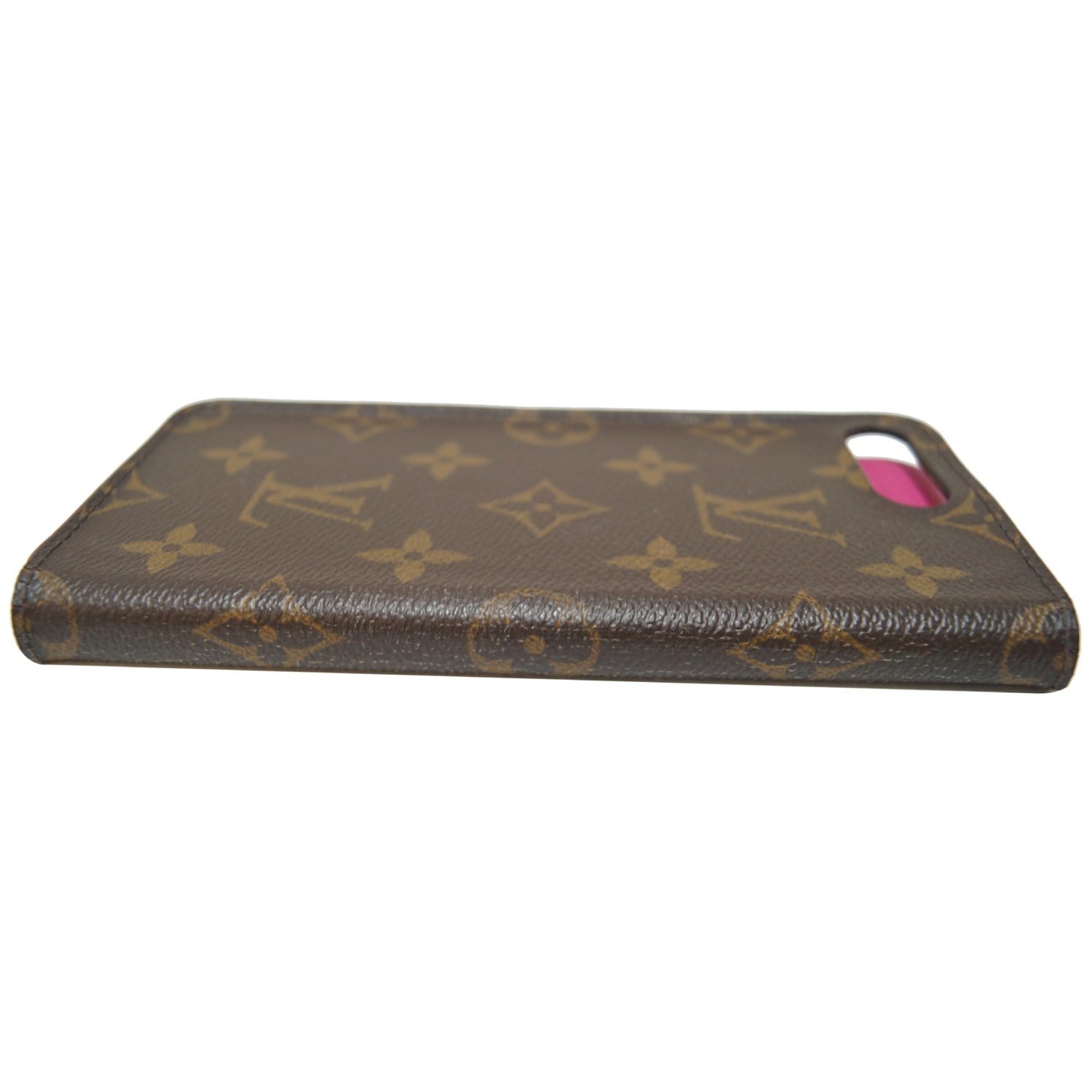 LOUIS VUITTON IPhone 7 Plus Folio Monogram Canvas Phone Case Brown-US