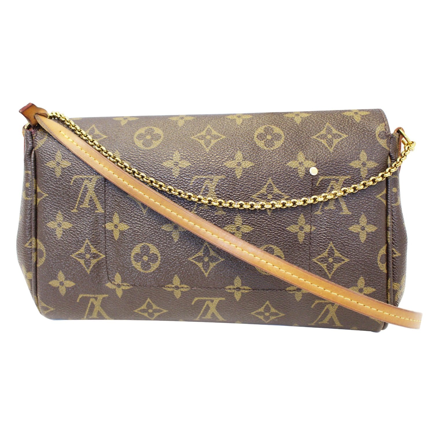 LOUIS VUITTON Favorite PM Monogram Canvas Crossbody Bag Brown-US