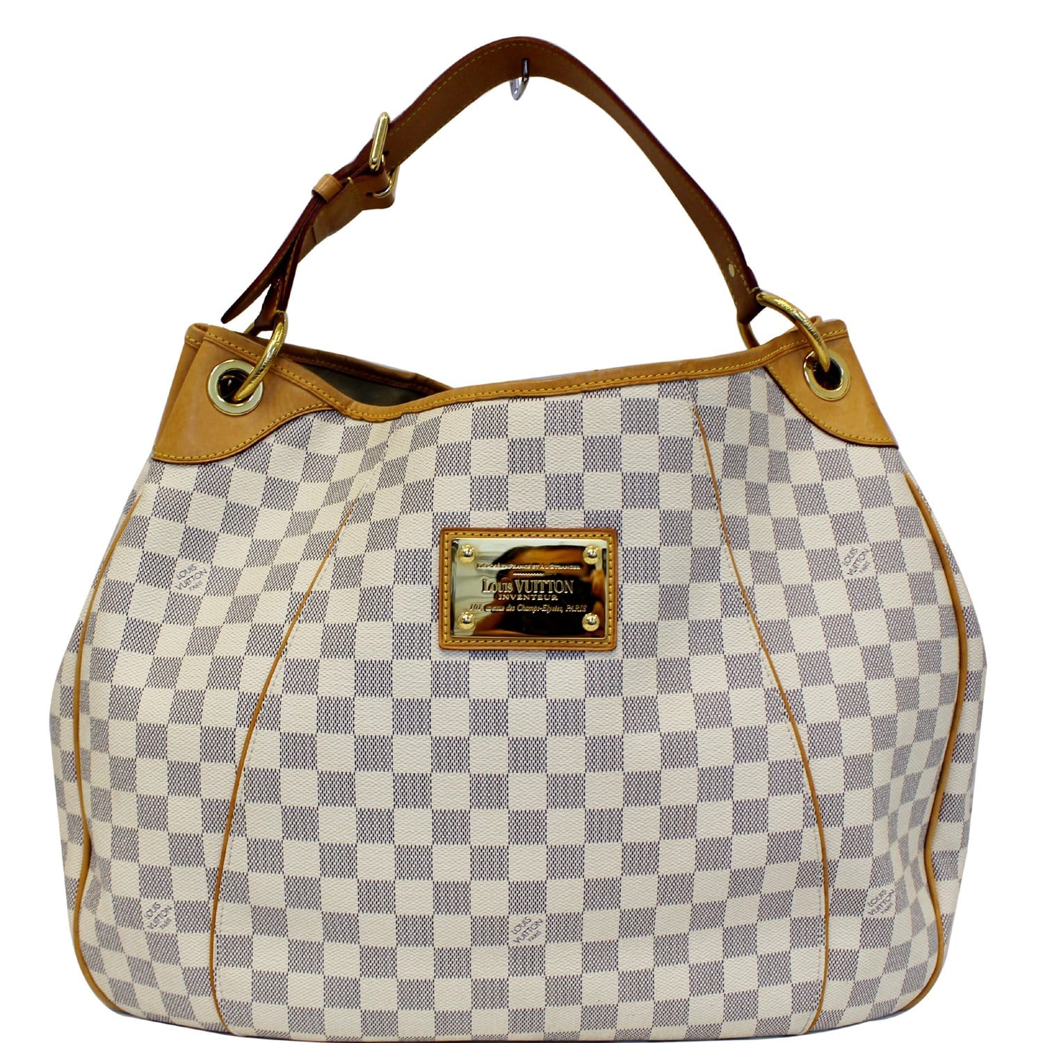 Louis Vuitton Damier Azur Galliera GM Shoulder Bag (SHF-4A1bk9)