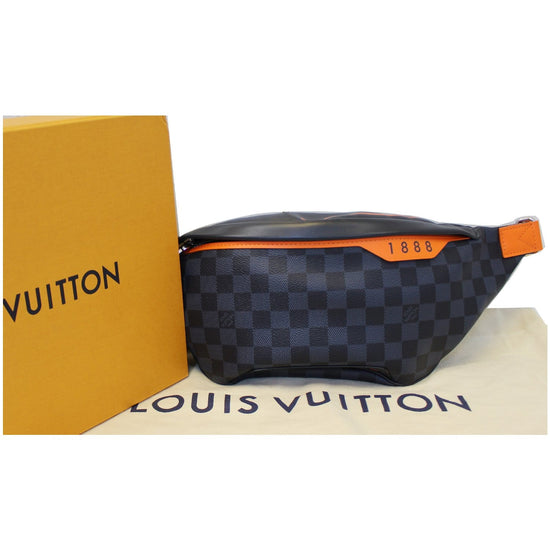 Louis Vuitton Discovery Bumbag Damier Cobalt Race Blue Orange in Coated  Canvas/Leather with SIlver-tone - US