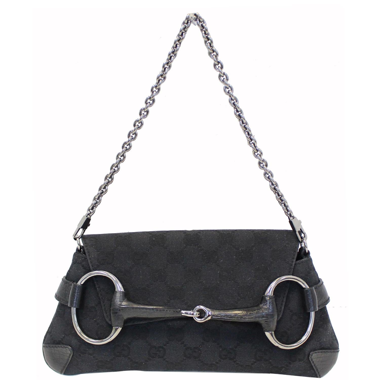 Gucci Horsebit Chain Strap Clutch