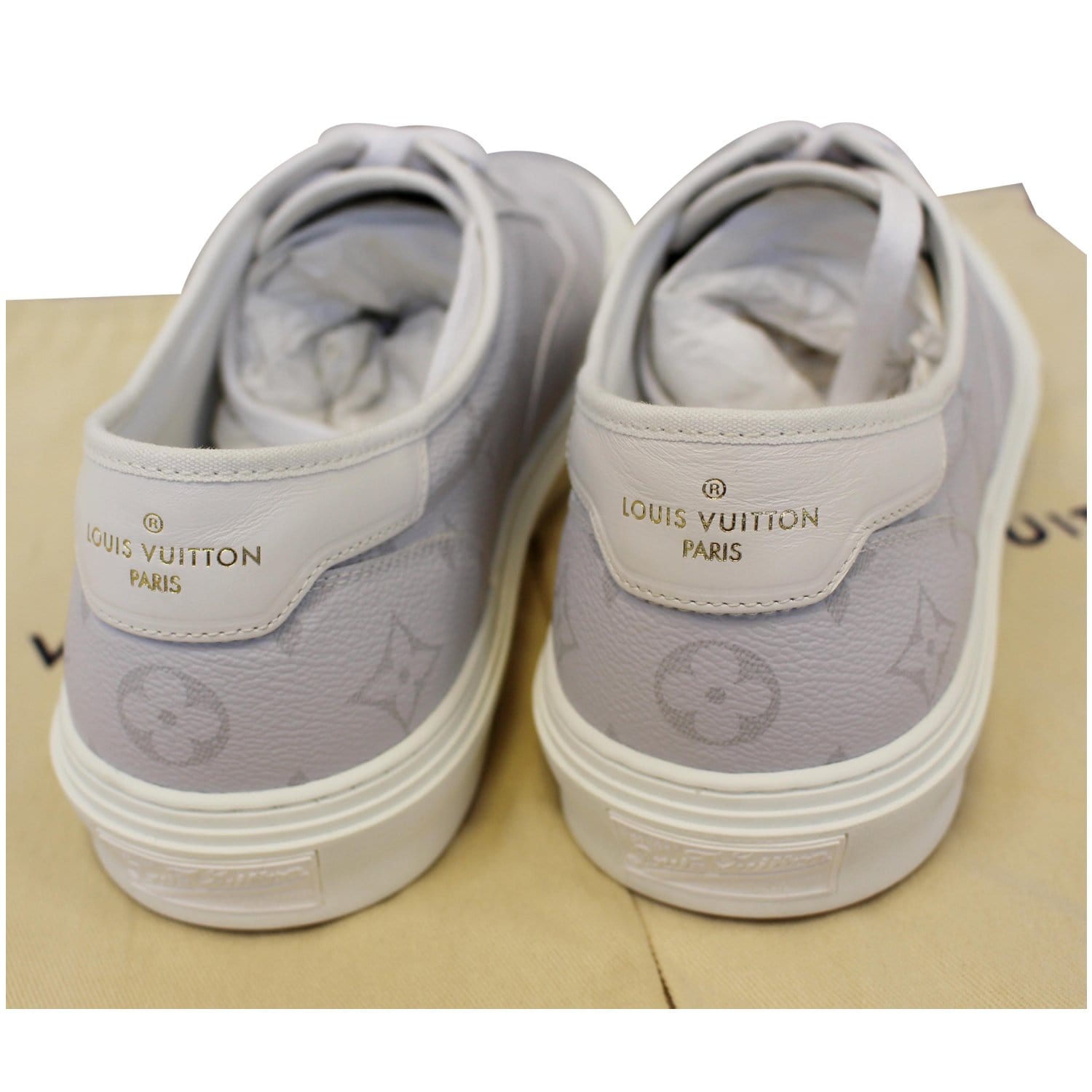 Louis Vuitton Men's Trocadero Richelieu Sneakers Epi Leather