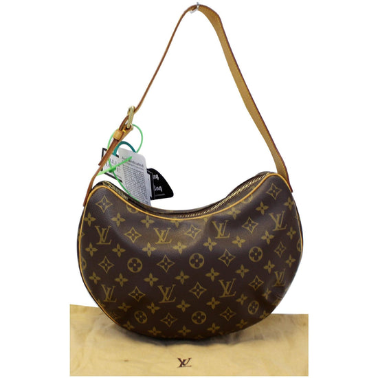 Croissant handbag Louis Vuitton Grey in Denim - Jeans - 29084578