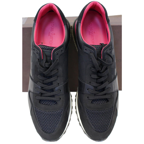 LOUIS VUITTON Run Away Lace Up Sneakers Noir US 13-US