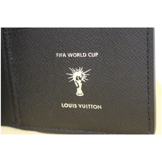 Louis Vuitton Slender Wallet Hexagonal FIFA World Cup Noir in Epi