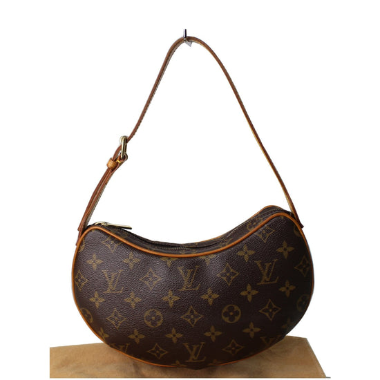 Louis Vuitton Croissant Handbag Monogram Canvas GM Brown 22069854