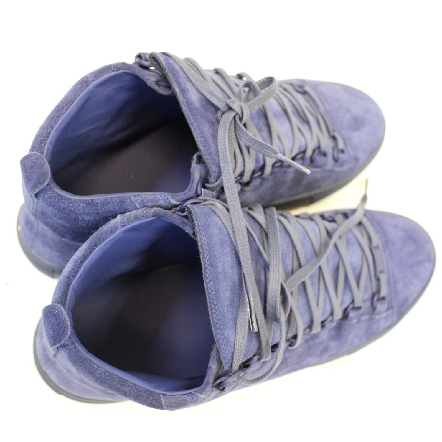 Buy Balenciaga Mens Sneaker Pelle SGomm Croute Poil Long Suede BackBlue  Suede Fashion Sneakers Size 45 Online at desertcartQATAR