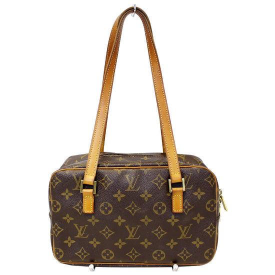 Louis Vuitton Cite Handbag Monogram Canvas mm Brown