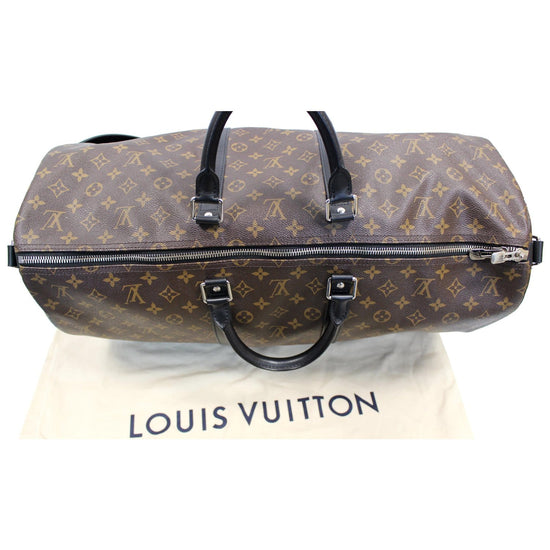 Louis Vuitton Monogram Macassar Keepall Bandouliere 55 - Brown Weekenders,  Bags - LOU790791