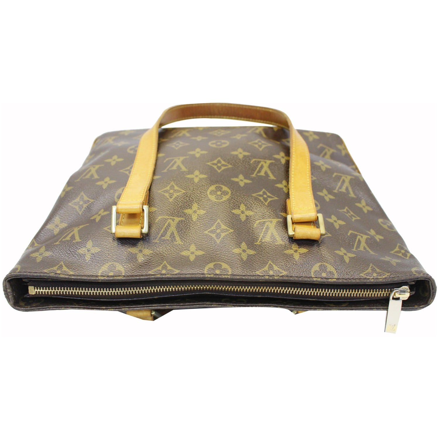 LOUIS VUITTON Cabas Piano Monogram Canvas Shoulder Bag Brown-US