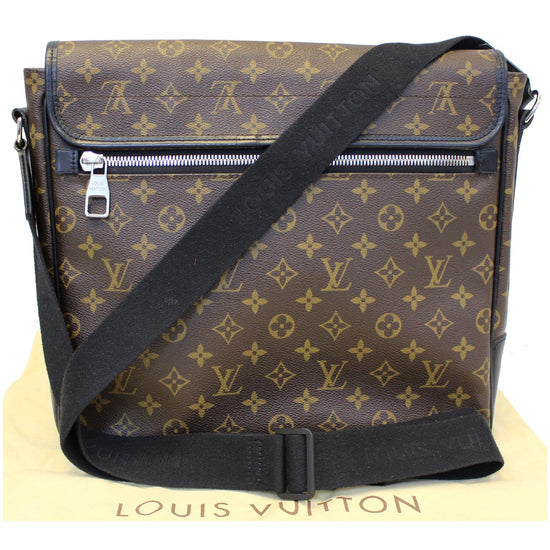 Louis Vuitton Vintage - Monogram Macassar District MM - Brown Black -  Monogram Canvas Crossbody Bag - Luxury High Quality - Avvenice