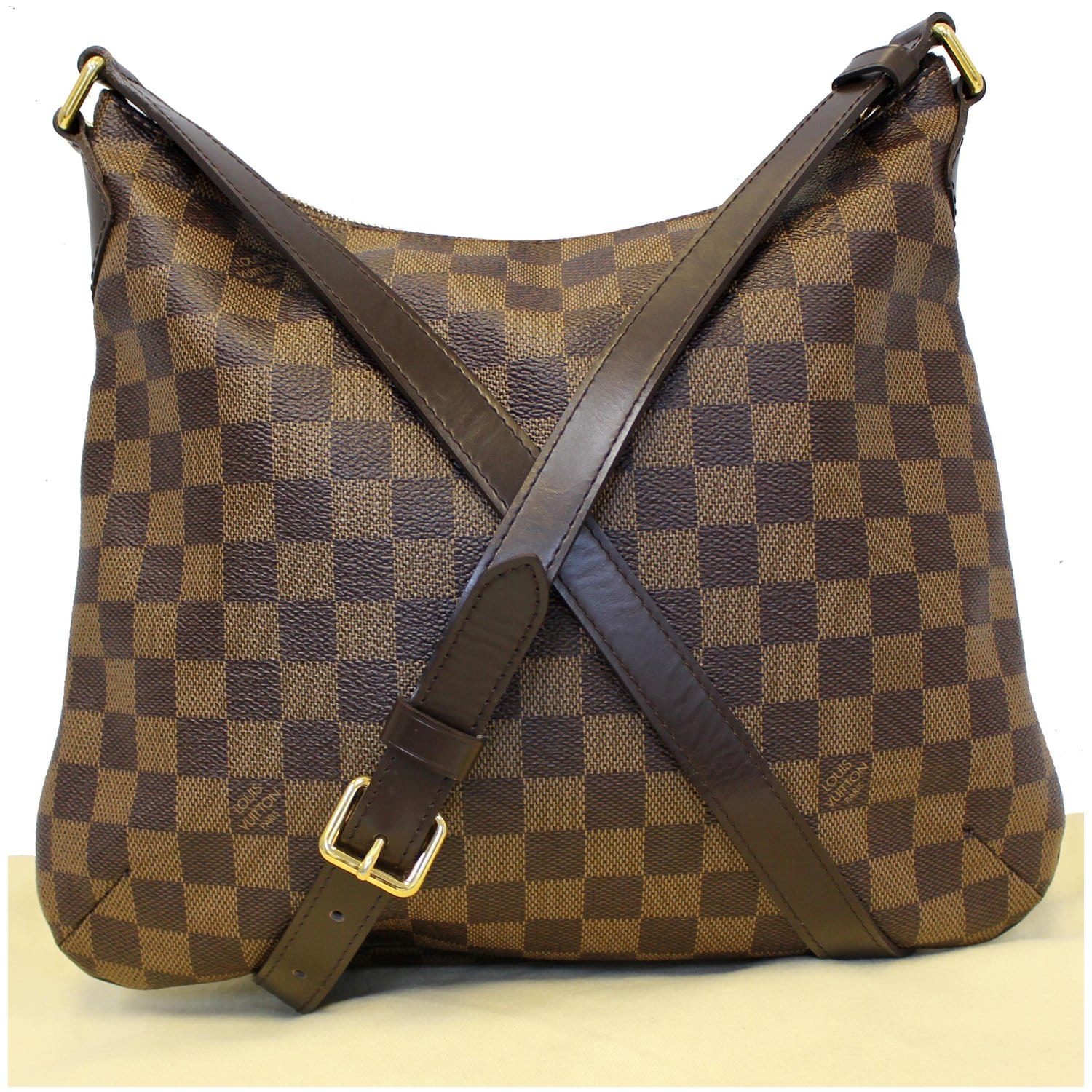 LOUIS VUITTON Bloomsbury PM Damier Ebene Crossbody Bag Brown-US