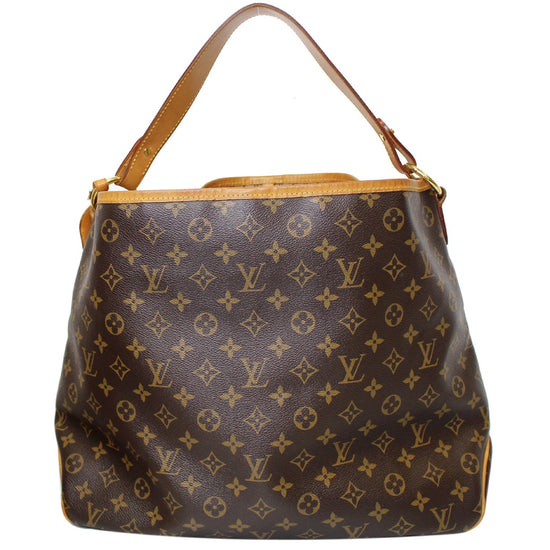 Louis Vuitton Delightful MM Tote Monogram Canvas Shoulder Bag added insert  at 1stDibs