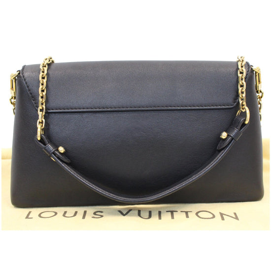 Authentic Louis Vuitton Black Calfskin Leather Love Note Bag – Italy Station