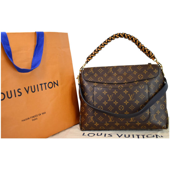 Beaubourg cloth handbag Louis Vuitton Brown in Cloth - 34917891